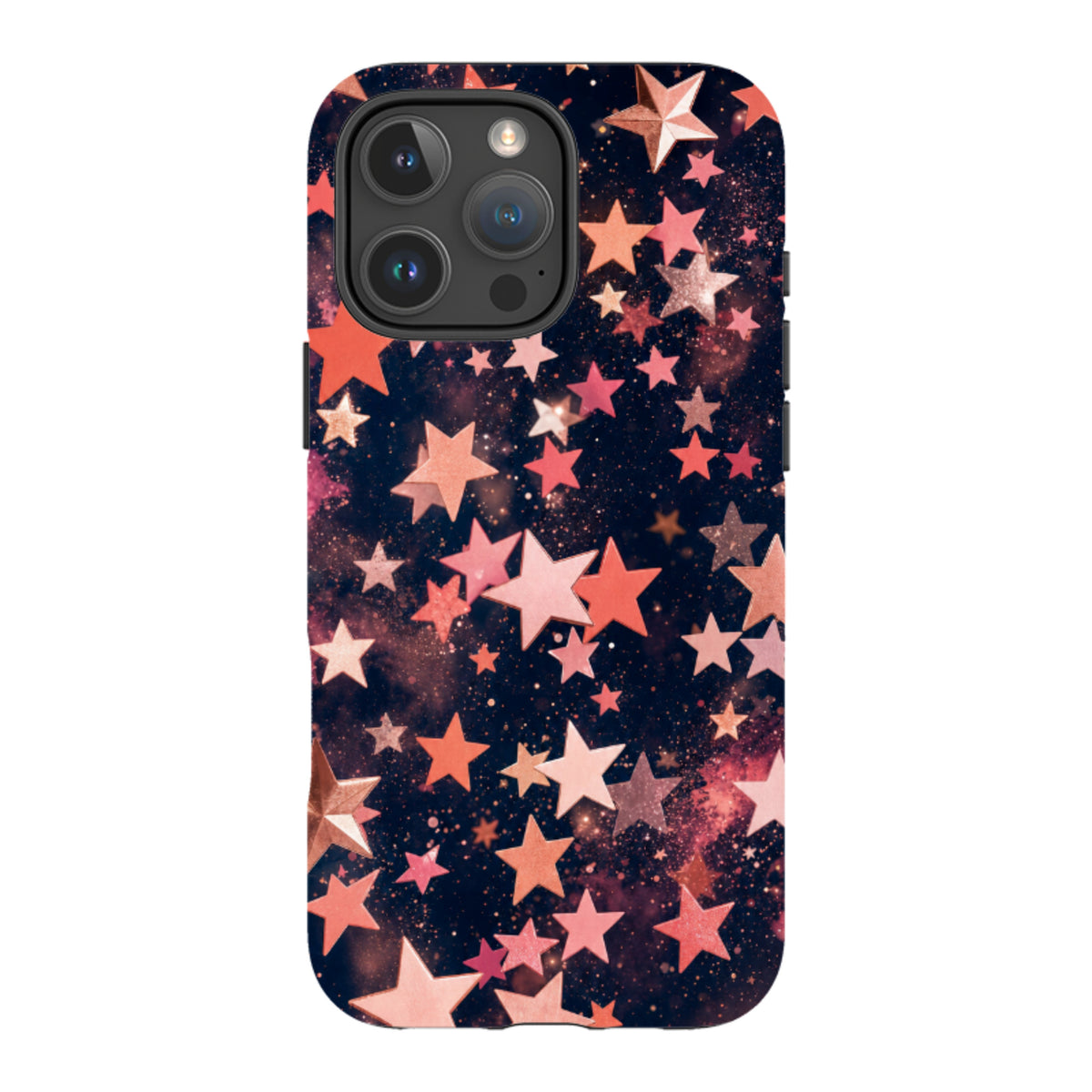 iPhone Schutzhülle - Rose Gold Galaxy Star
