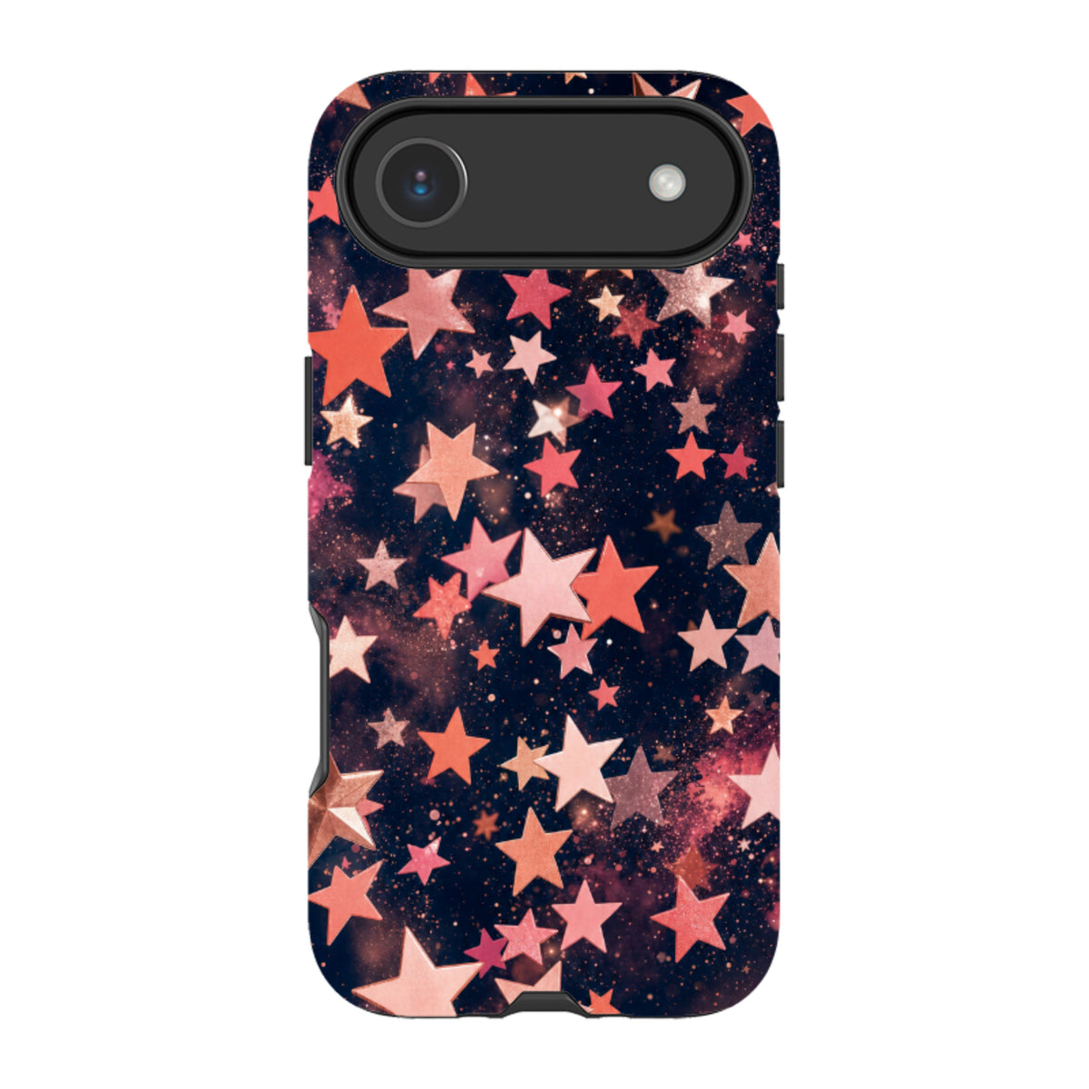 iPhone Schutzhülle - Rose Gold Galaxy Star