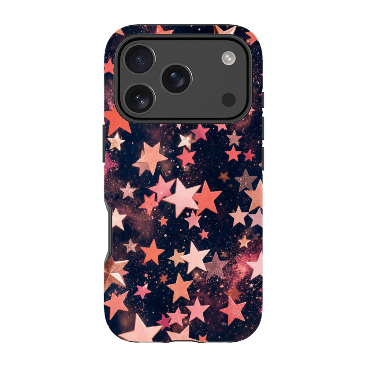 iPhone Schutzhülle - Rose Gold Galaxy Star