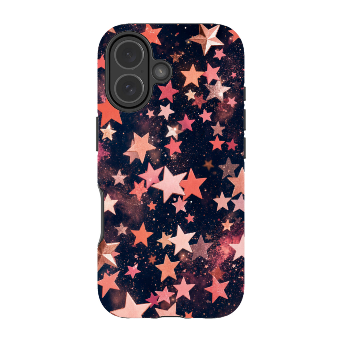 iPhone Schutzhülle - Rose Gold Galaxy Star