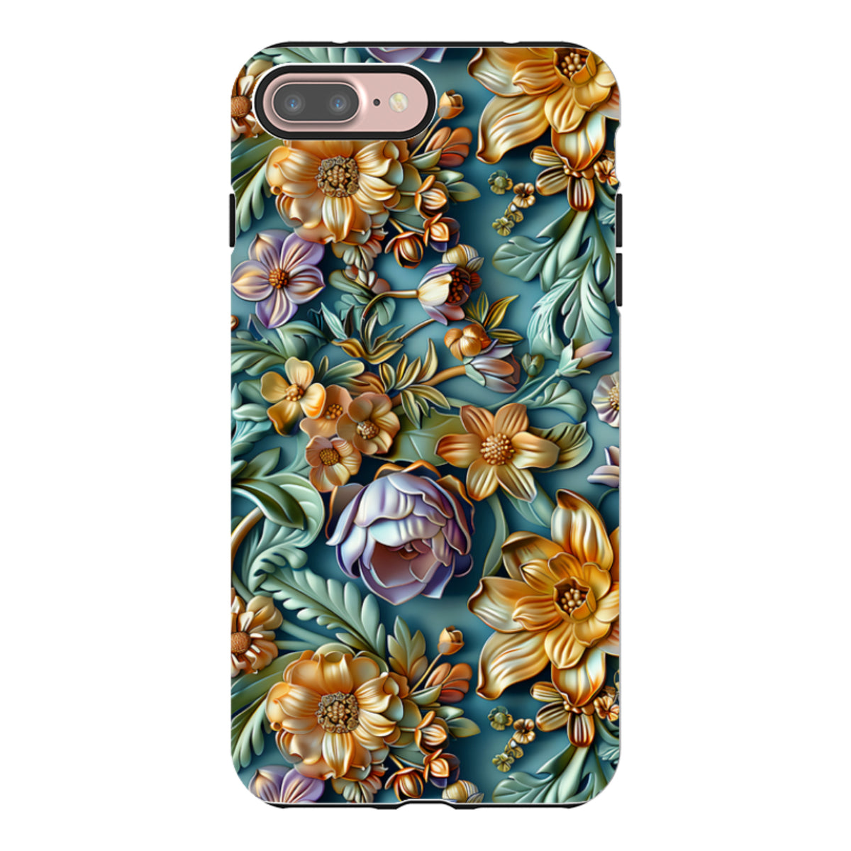 iPhone Tough Case -Sage Floral
