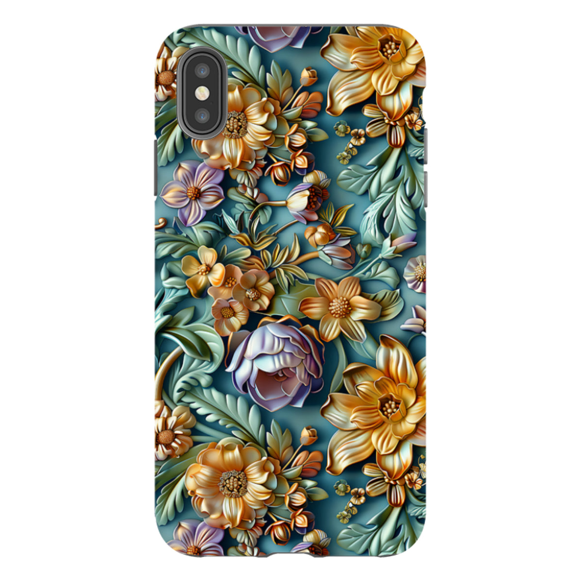 iPhone Tough Case -Sage Floral