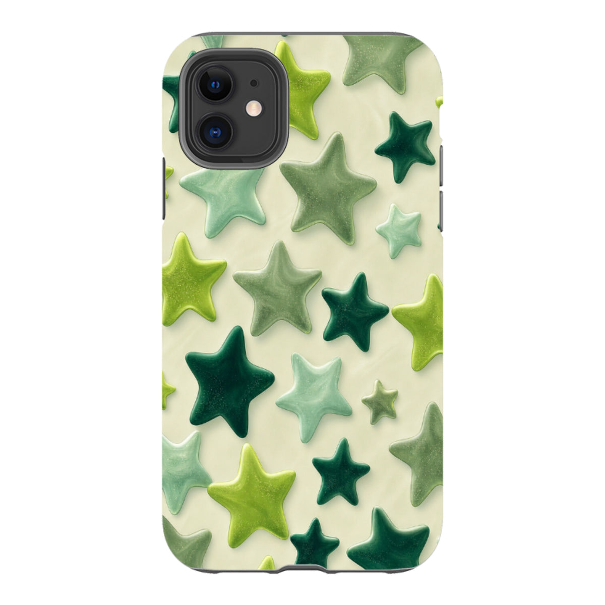 iPhone Tough Case – Salbeigrüner Stern