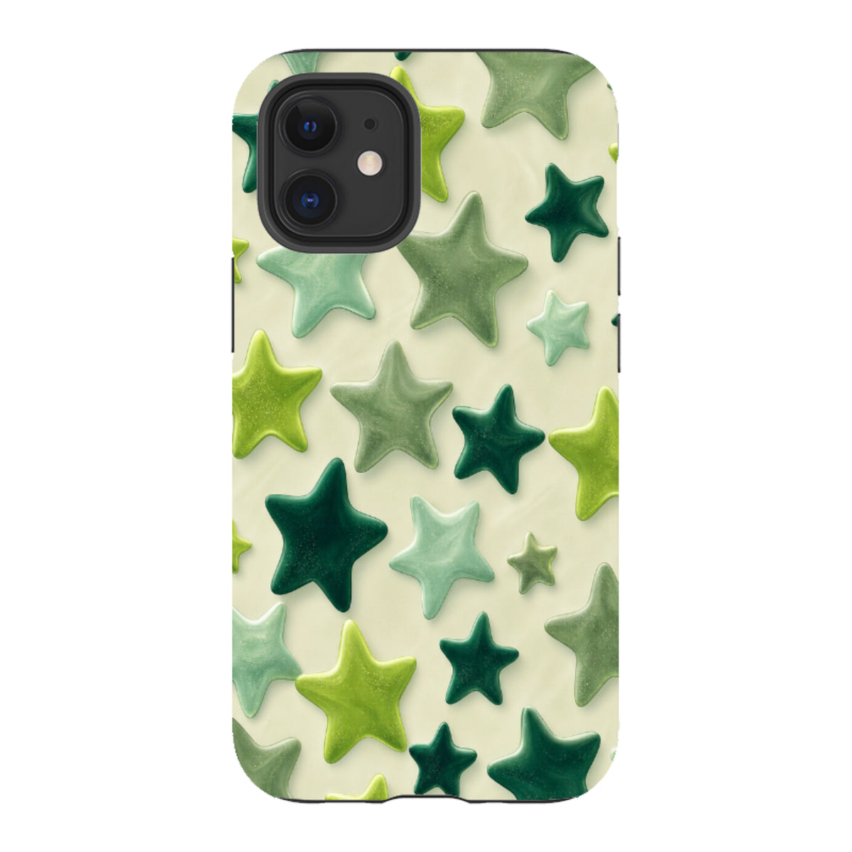 iPhone Tough Case – Salbeigrüner Stern