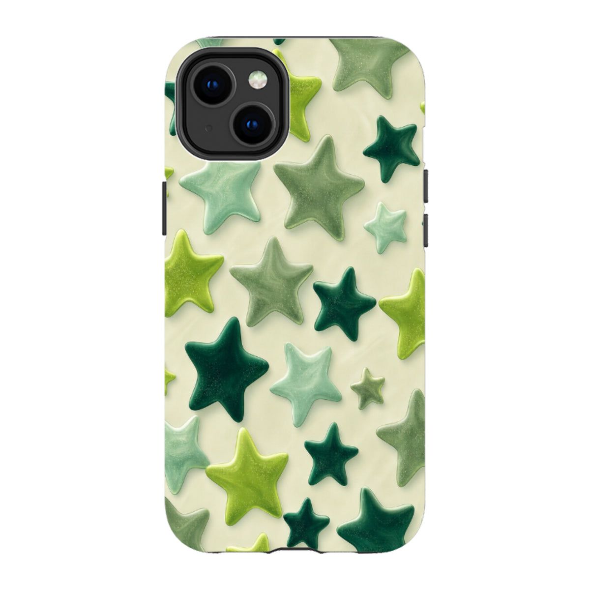 iPhone Tough Case – Salbeigrüner Stern
