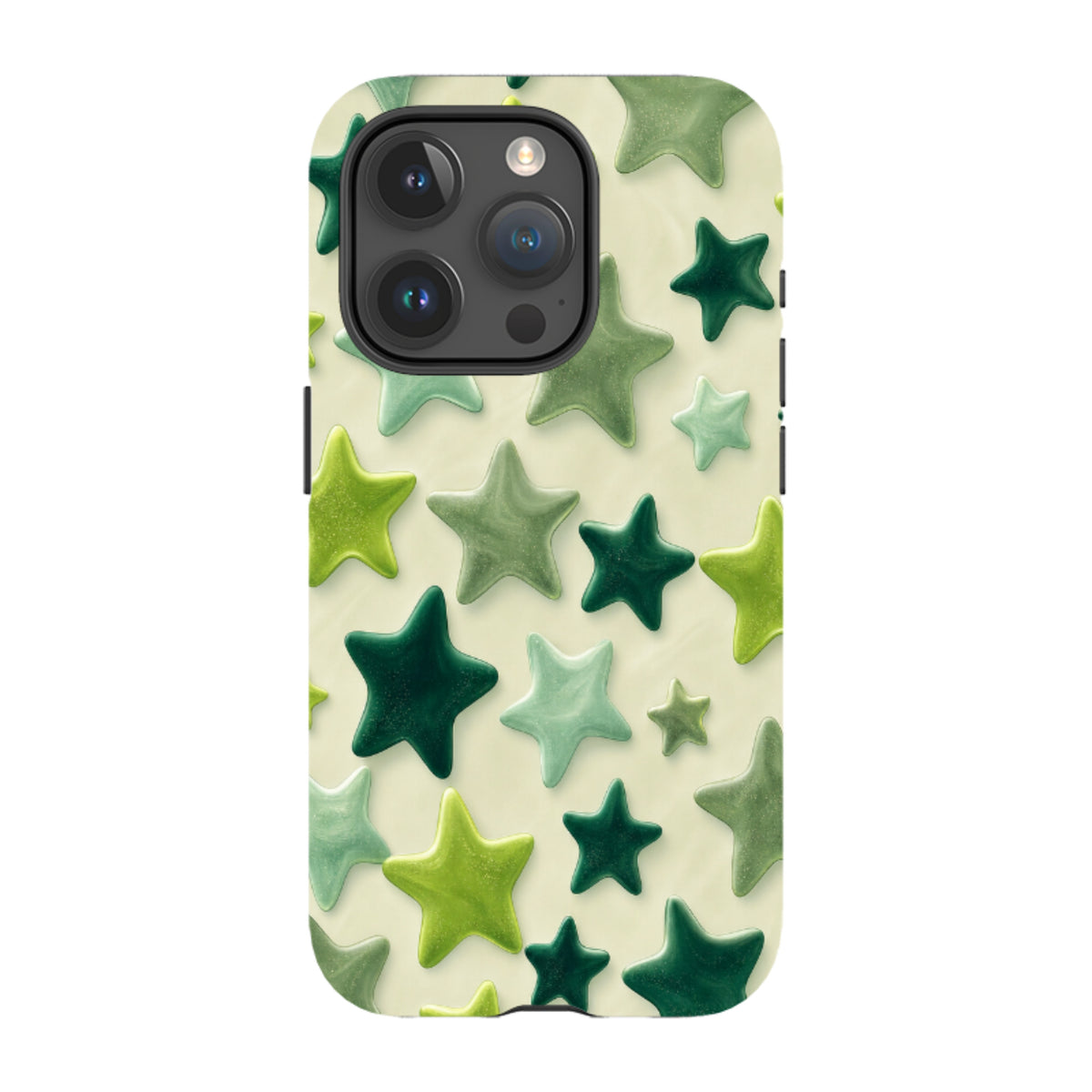 iPhone Tough Case – Salbeigrüner Stern