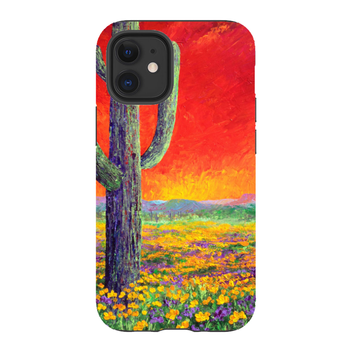 iPhone Tough Case - Saguaro Sunset By Linda Calvert Jacobson