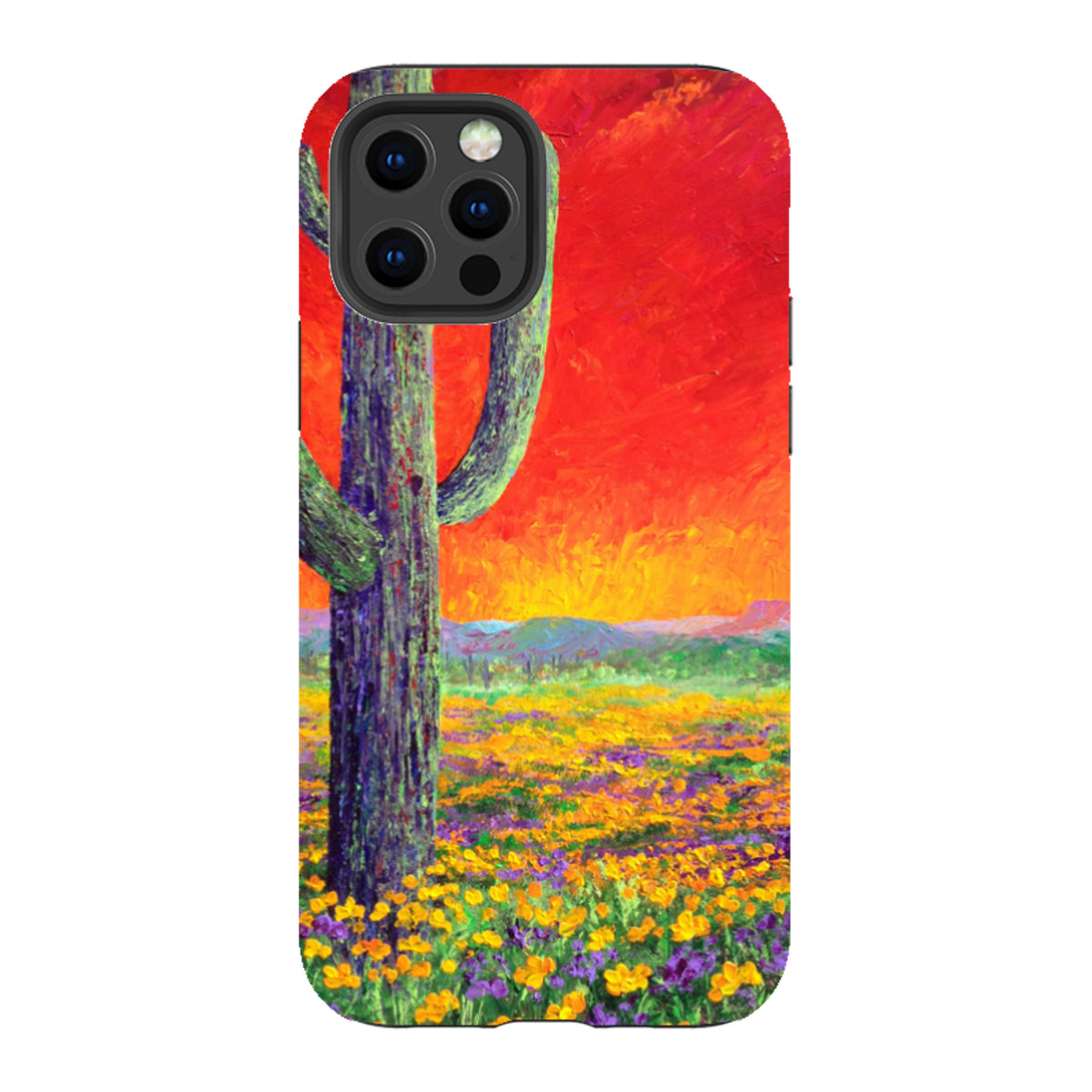 iPhone Tough Case - Saguaro Sunset By Linda Calvert Jacobson