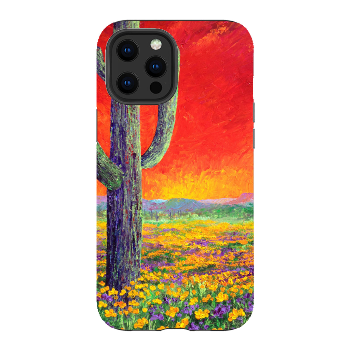 iPhone Tough Case - Saguaro Sunset By Linda Calvert Jacobson