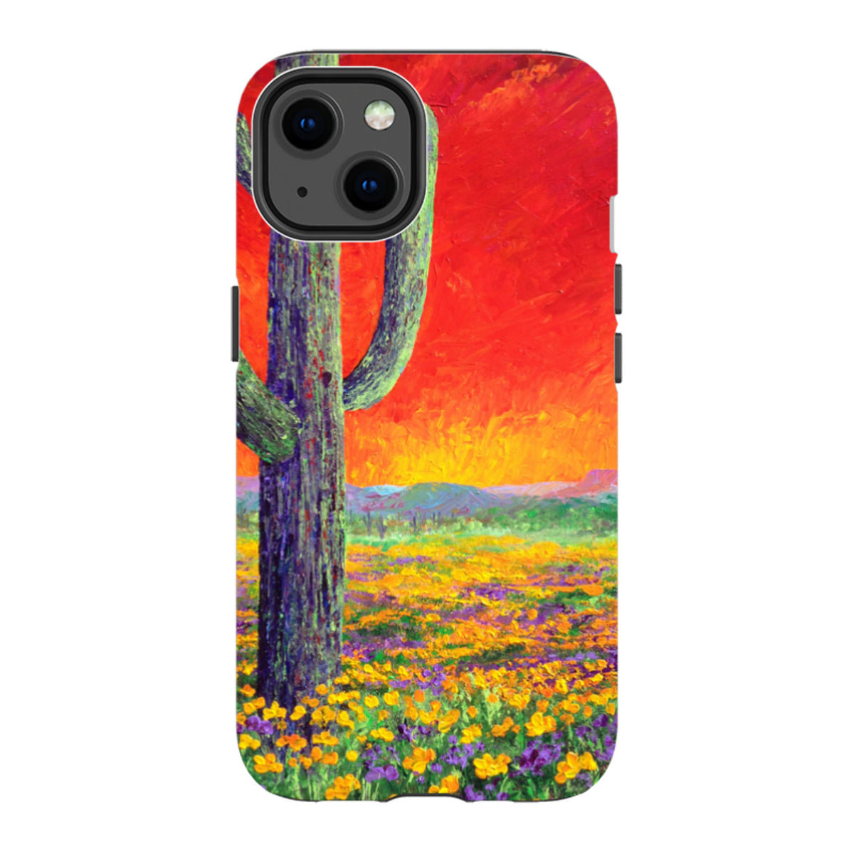 iPhone Tough Case - Saguaro Sunset By Linda Calvert Jacobson