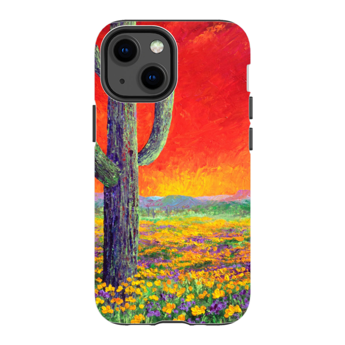 iPhone Tough Case - Saguaro Sunset By Linda Calvert Jacobson
