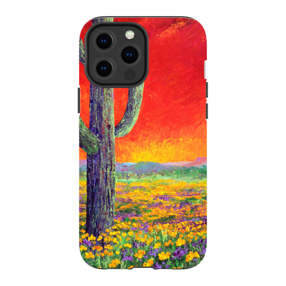 iPhone Tough Case - Saguaro Sunset By Linda Calvert Jacobson