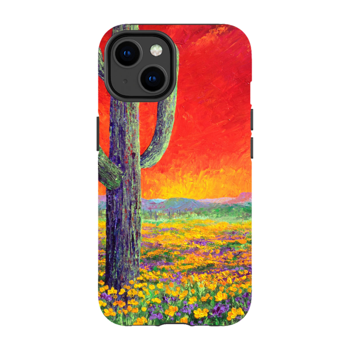iPhone Tough Case - Saguaro Sunset By Linda Calvert Jacobson