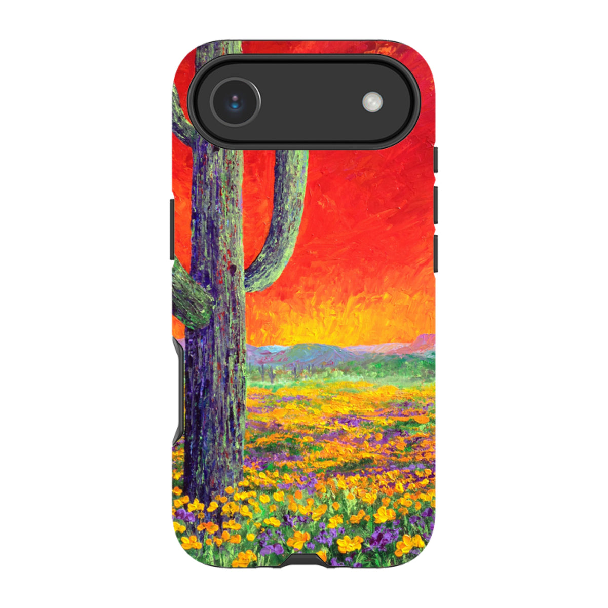 iPhone Tough Case - Saguaro Sunset By Linda Calvert Jacobson