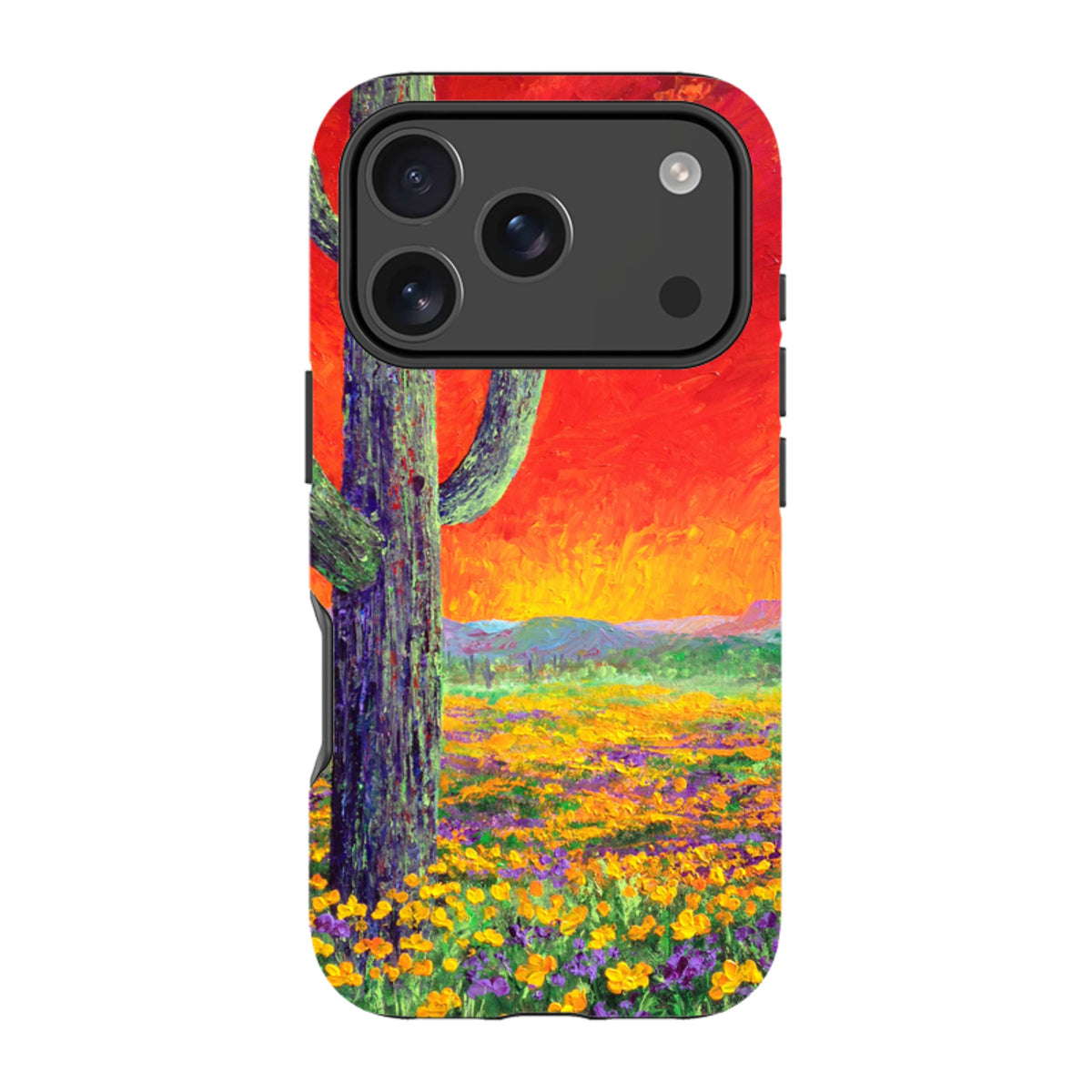 iPhone Tough Case - Saguaro Sunset By Linda Calvert Jacobson