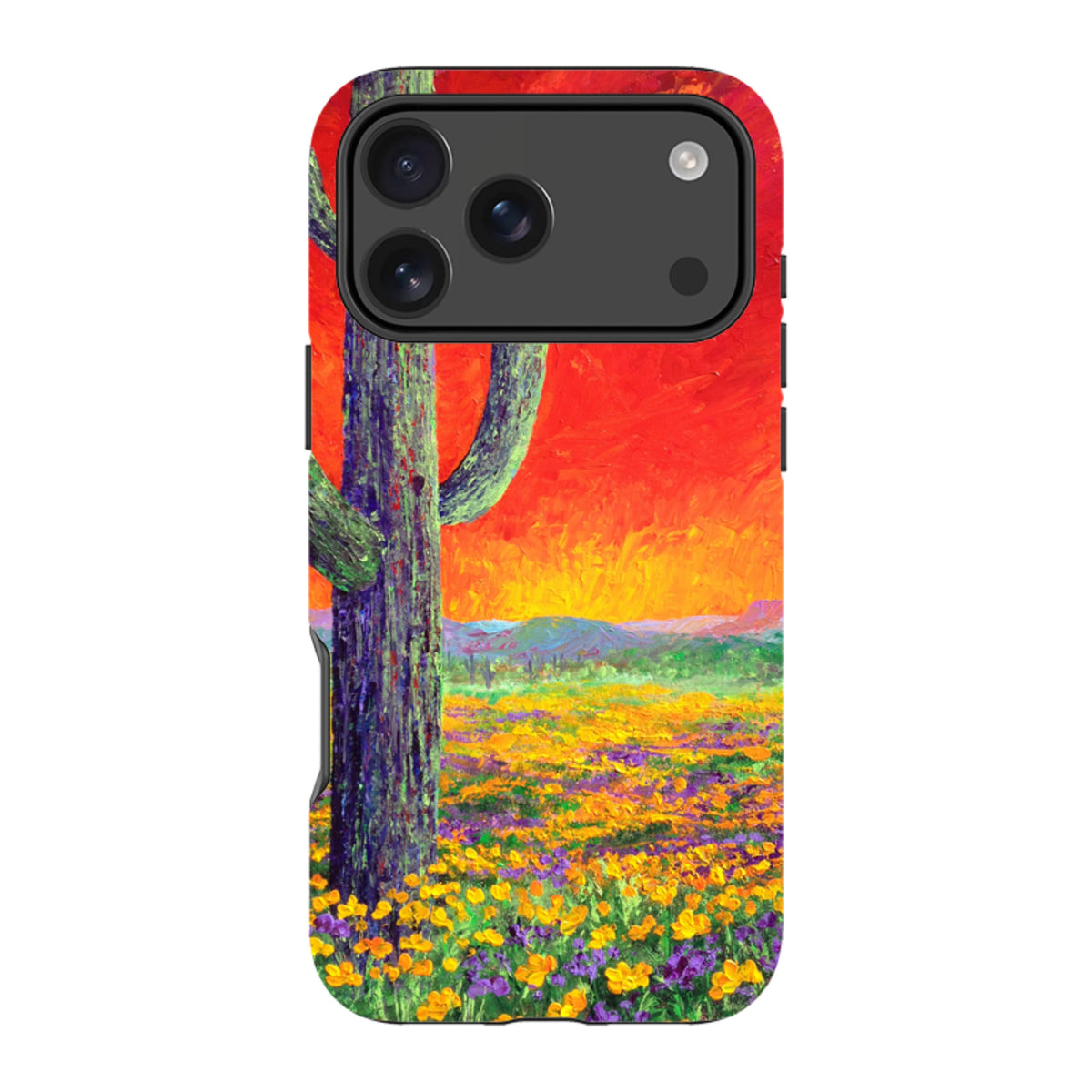 iPhone Tough Case - Saguaro Sunset By Linda Calvert Jacobson