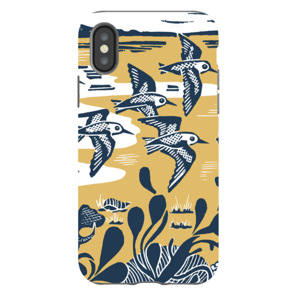 iPhone Tough Case - Sanderlings At The Shore By Kate Heiss