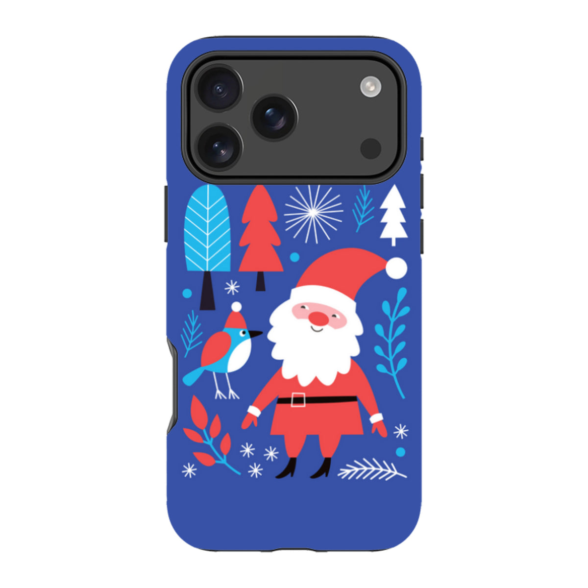 iPhone Tough Case - Santa And Bird