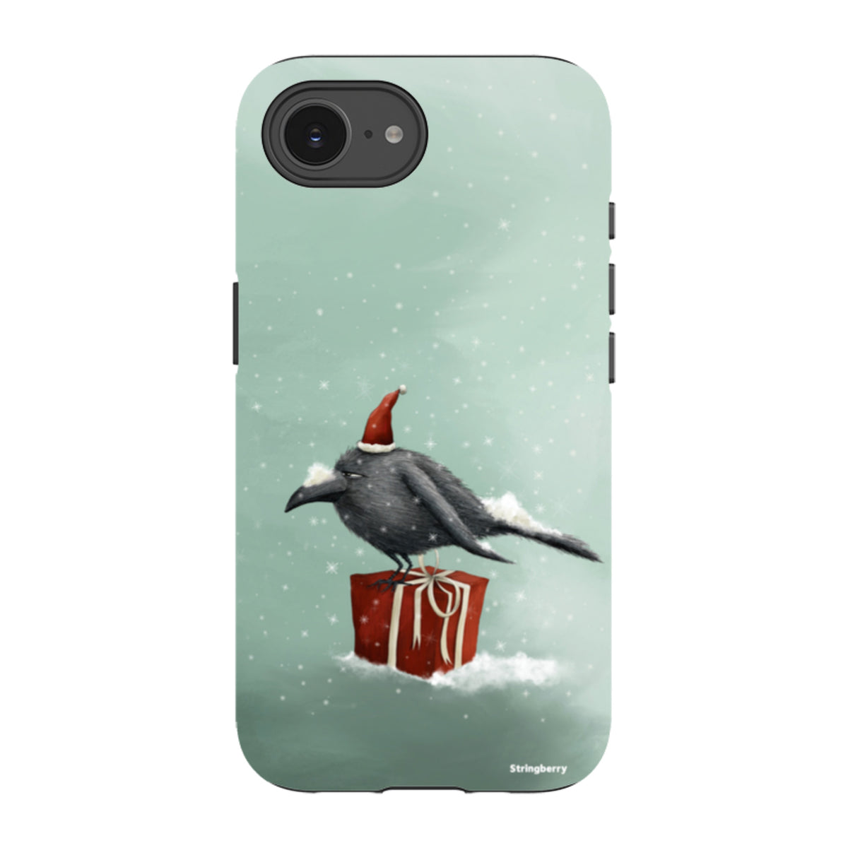 iPhone Tough Case - Santa Crow By Maja Lindberg