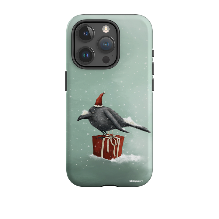 iPhone Tough Case - Santa Crow By Maja Lindberg