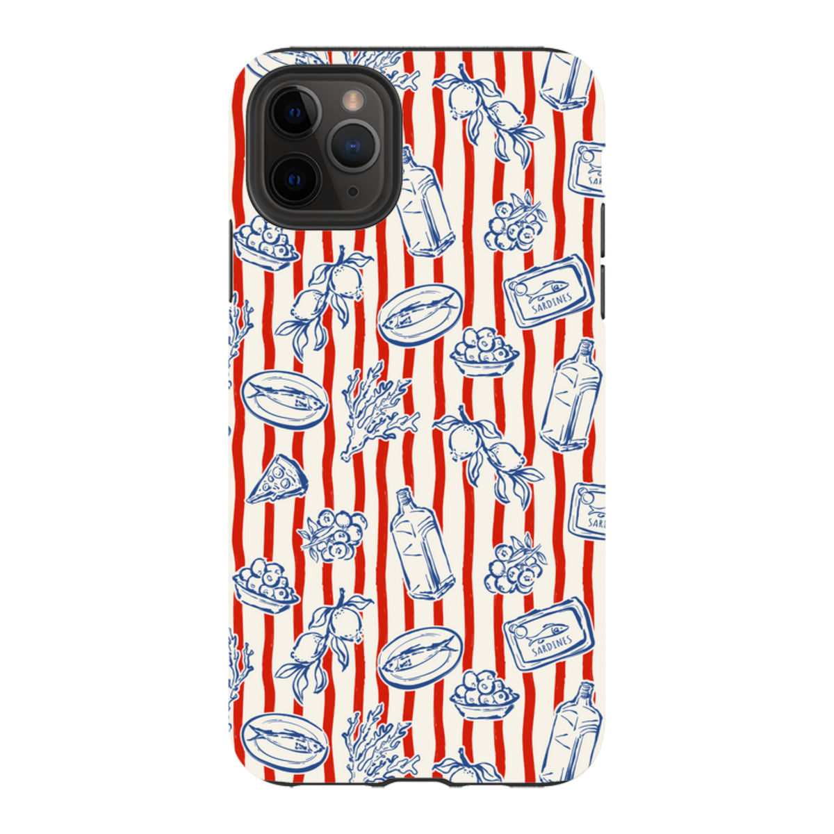 iPhone Tough Case - Sardines and Gin II