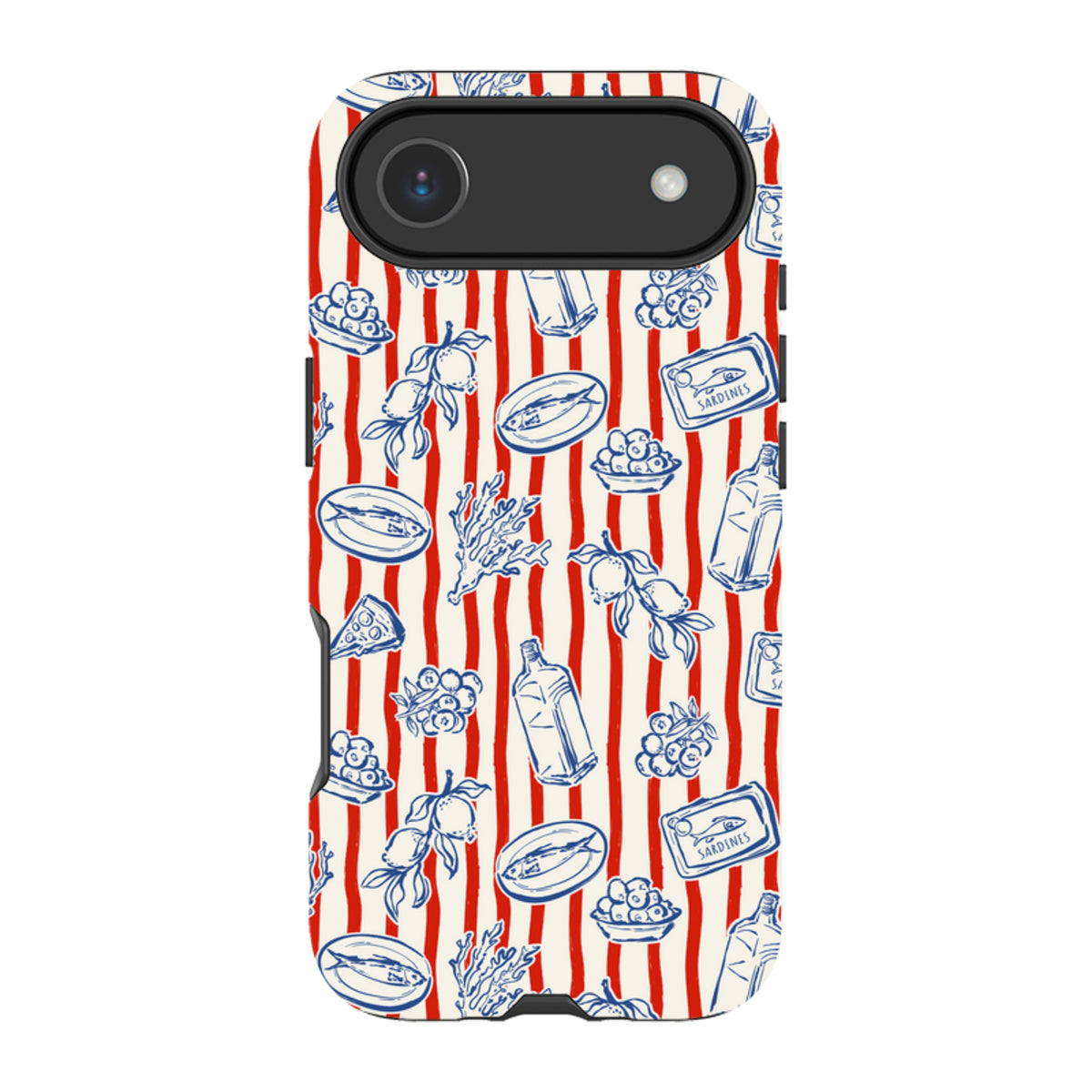 iPhone Tough Case - Sardines and Gin II