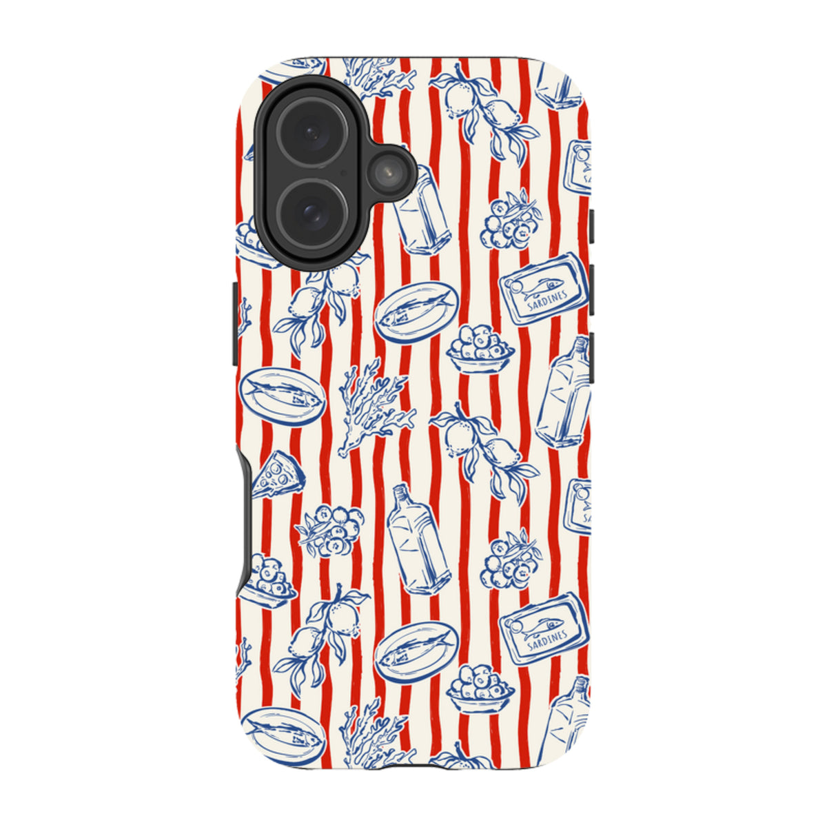 iPhone Tough Case - Sardines and Gin II