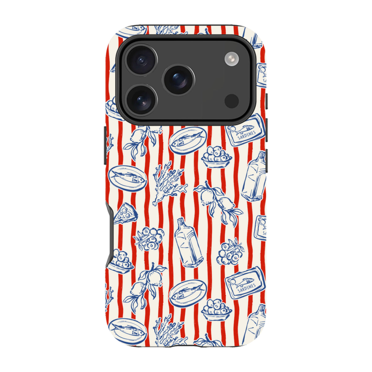 iPhone Tough Case - Sardines and Gin II