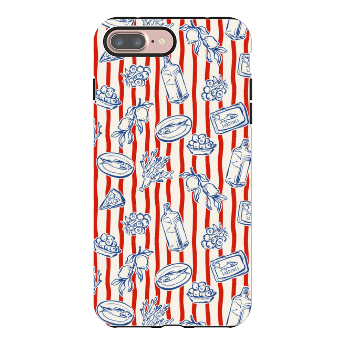 iPhone Tough Case - Sardines and Gin II