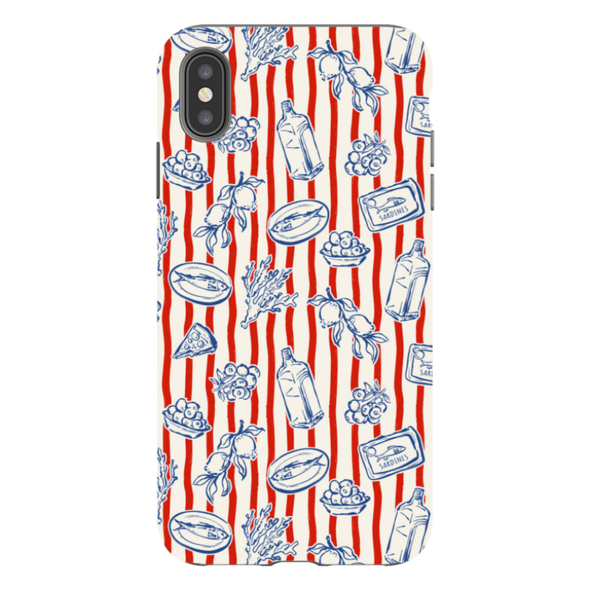 iPhone Tough Case - Sardines and Gin II