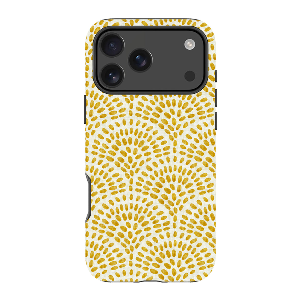 iPhone Tough Case - Scallop - Mustard By Katherine Quinn