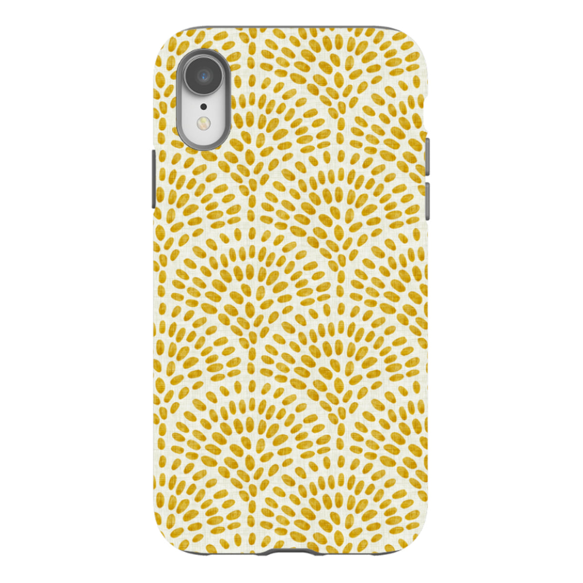 iPhone Tough Case - Scallop - Mustard By Katherine Quinn