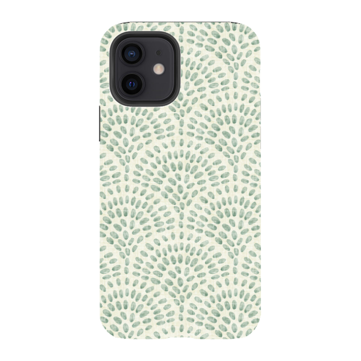 iPhone Tough Case - Scallop - Salbeigrün von Katherine Quinn