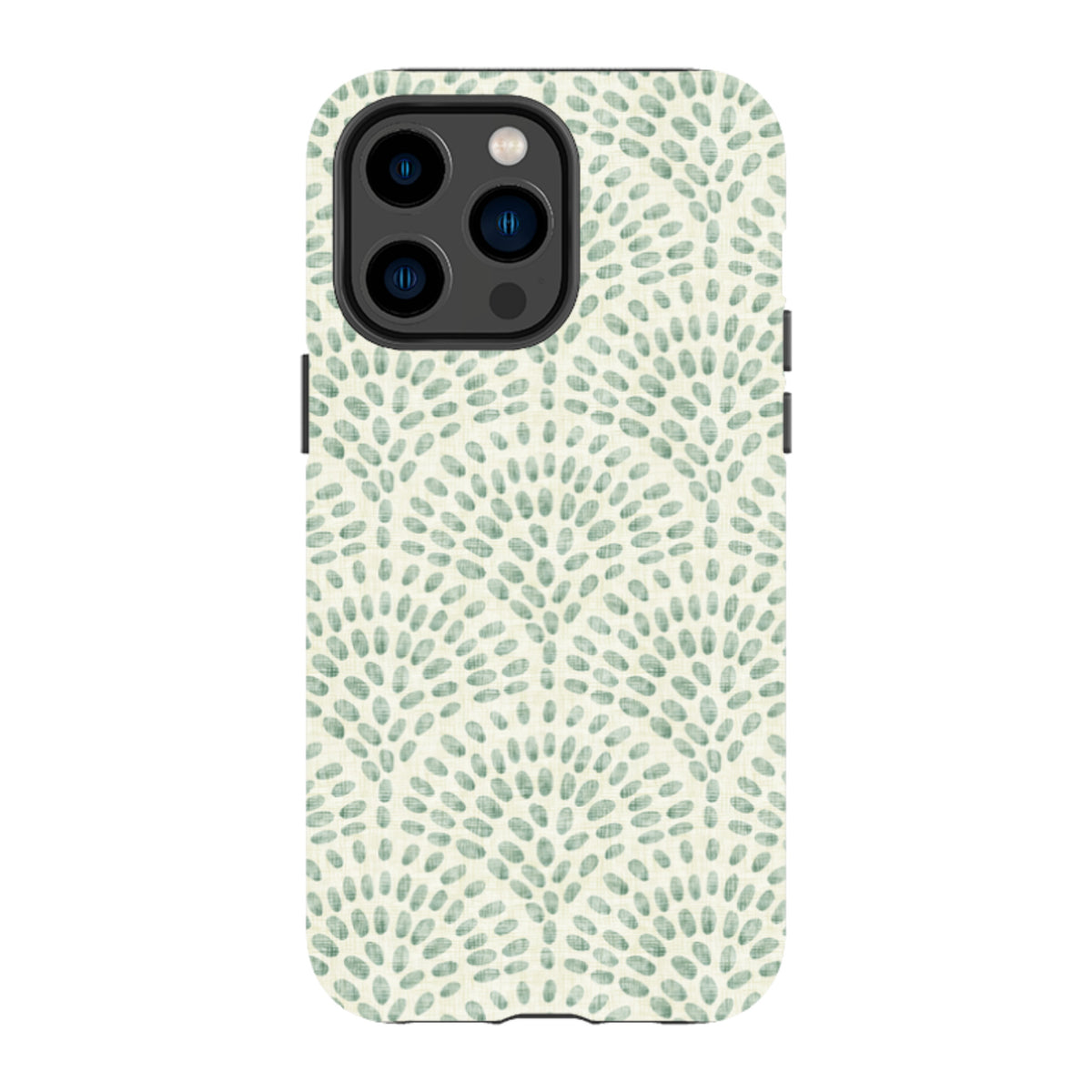 iPhone Tough Case - Scallop - Salbeigrün von Katherine Quinn