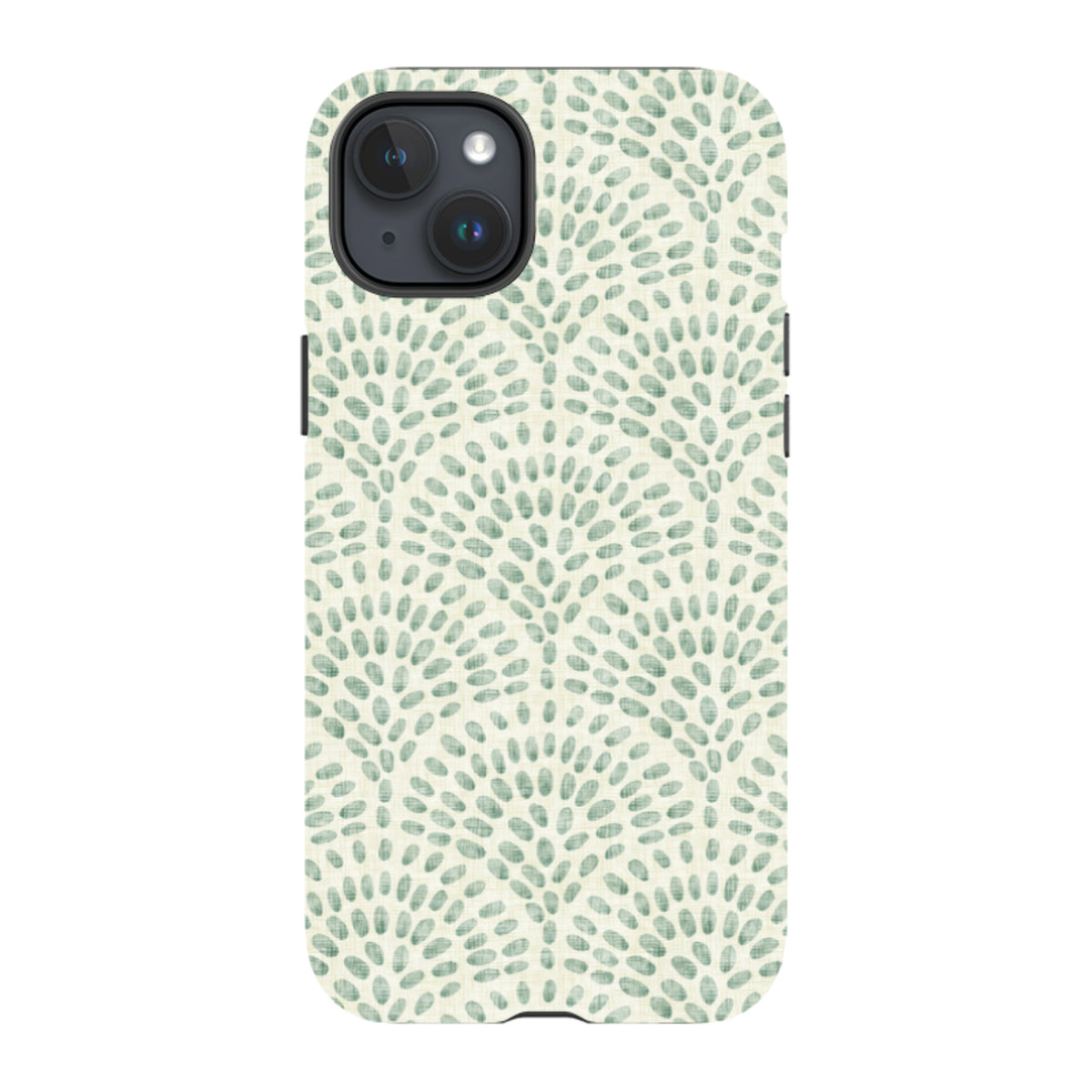 iPhone Tough Case - Scallop - Salbeigrün von Katherine Quinn