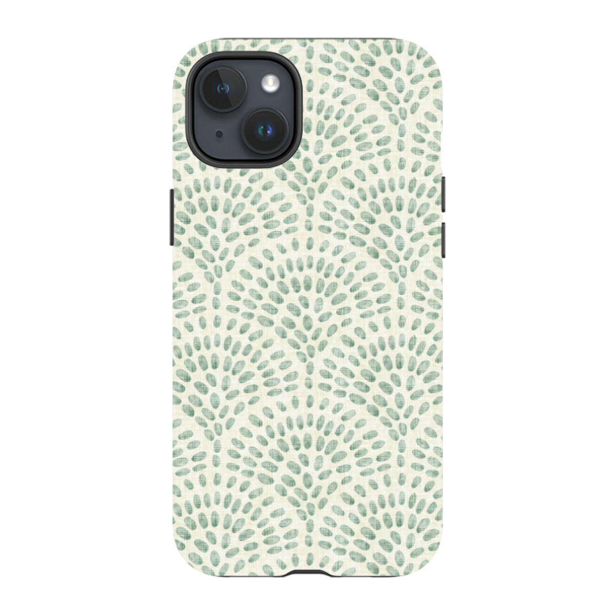 iPhone Tough Case - Scallop - Salbeigrün von Katherine Quinn