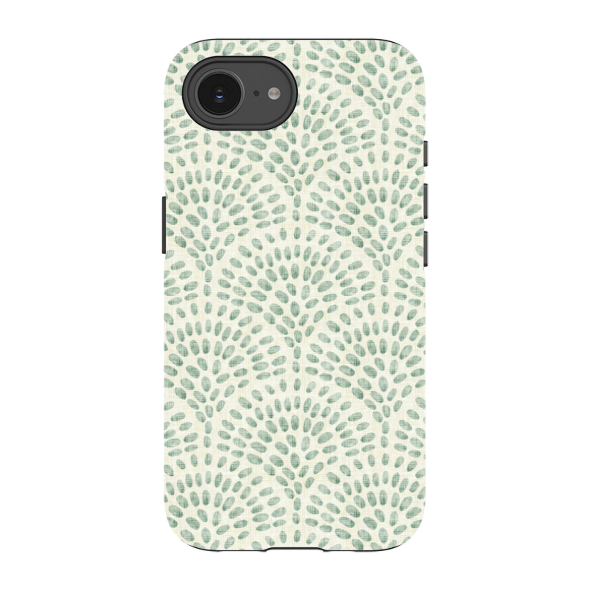 iPhone Tough Case - Scallop - Salbeigrün von Katherine Quinn