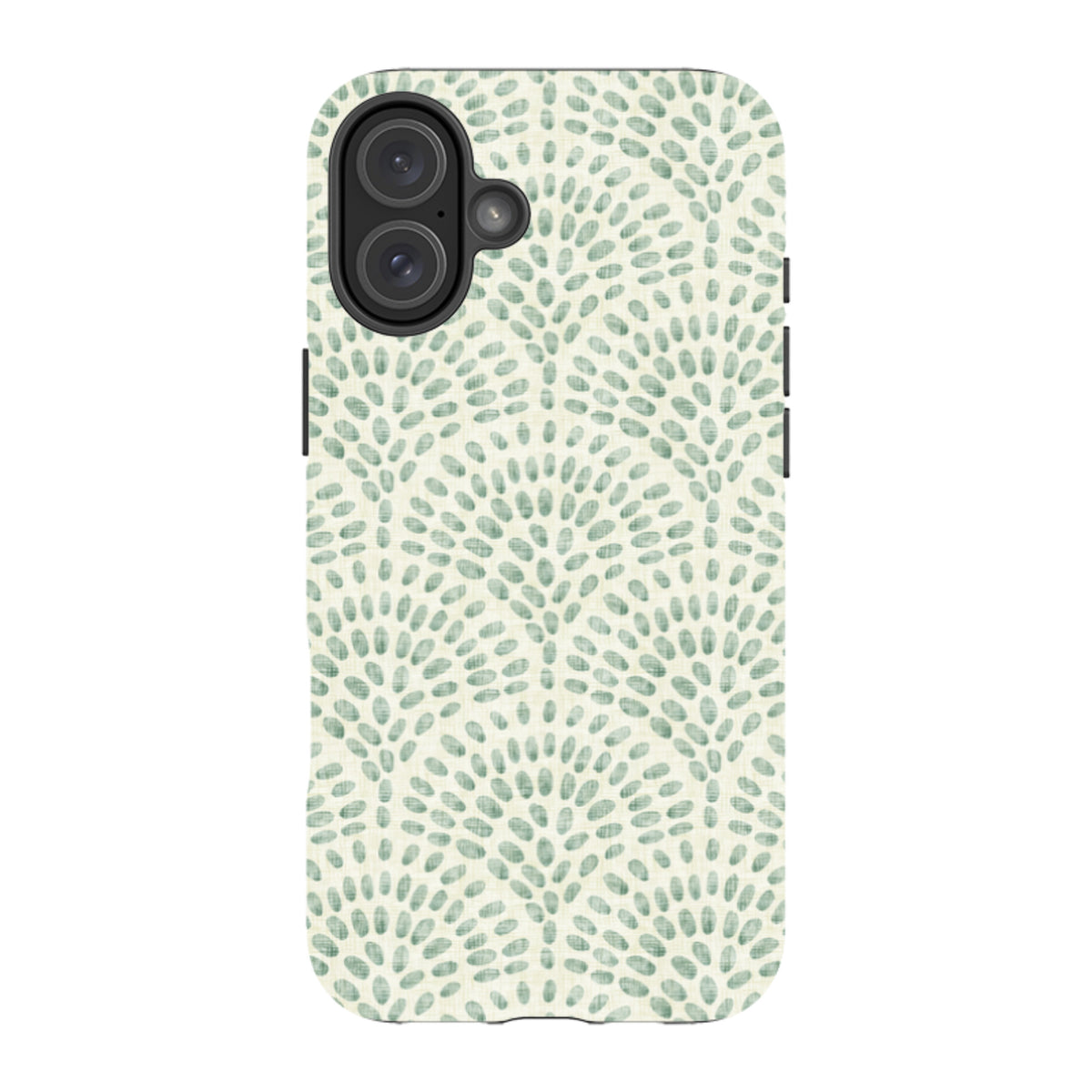 iPhone Tough Case - Scallop - Salbeigrün von Katherine Quinn