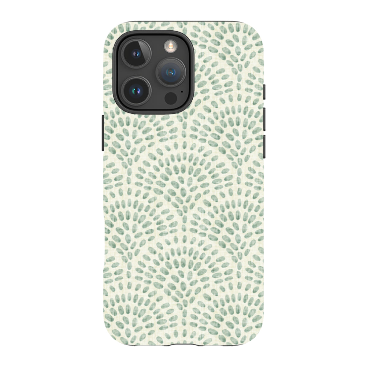 iPhone Tough Case - Scallop - Salbeigrün von Katherine Quinn