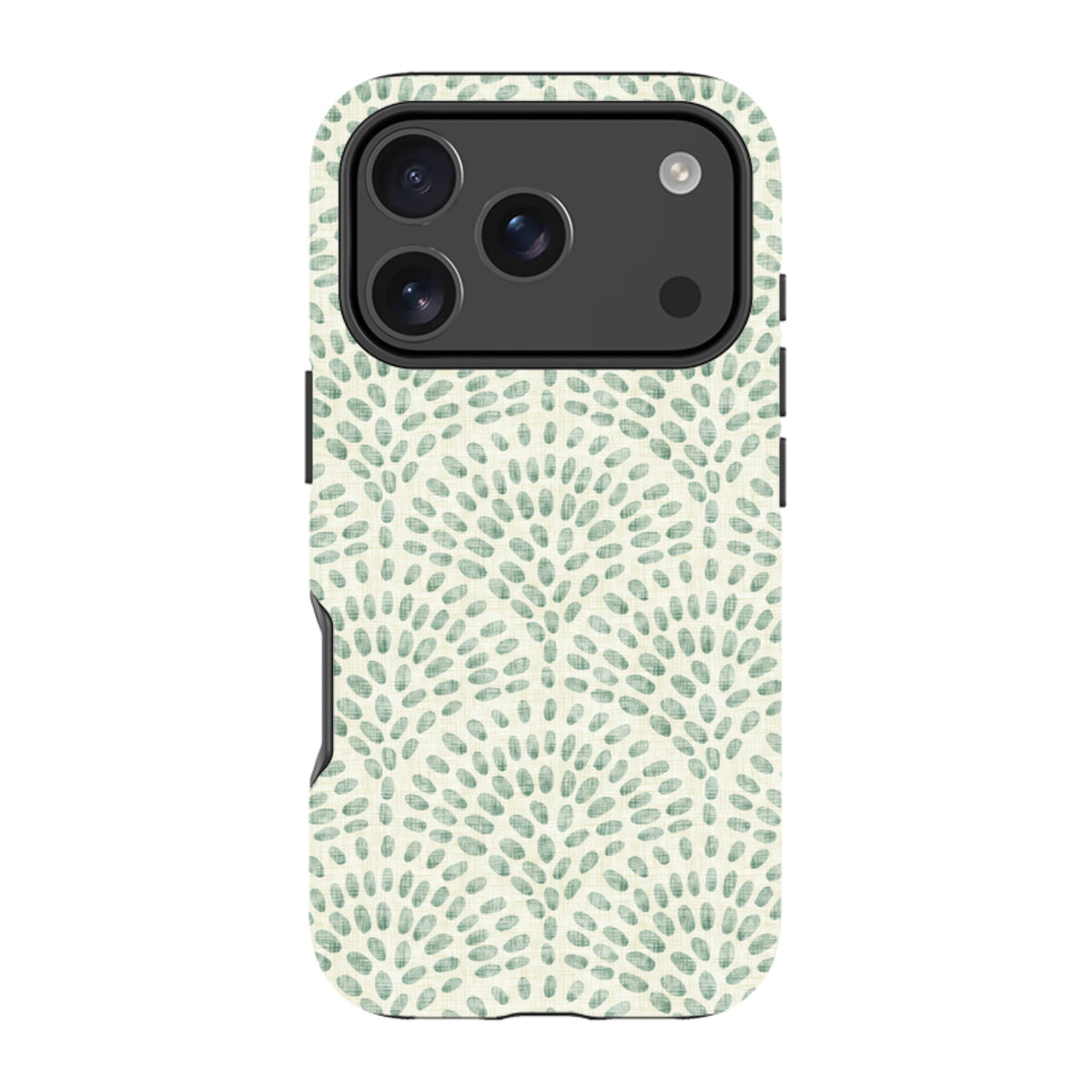 iPhone Tough Case - Scallop - Salbeigrün von Katherine Quinn