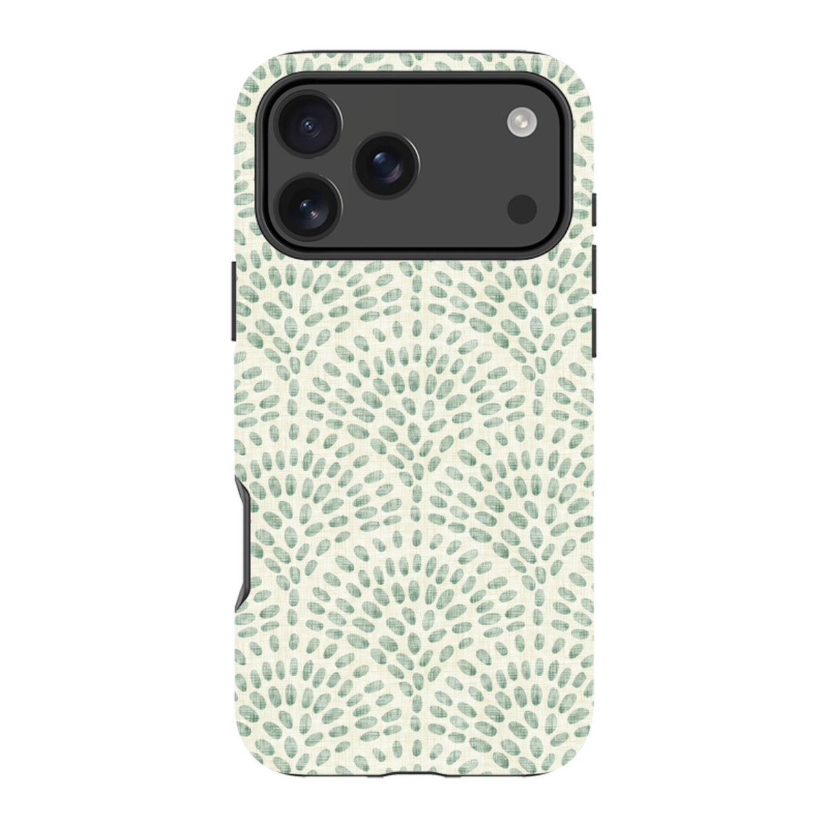 iPhone Tough Case - Scallop - Salbeigrün von Katherine Quinn