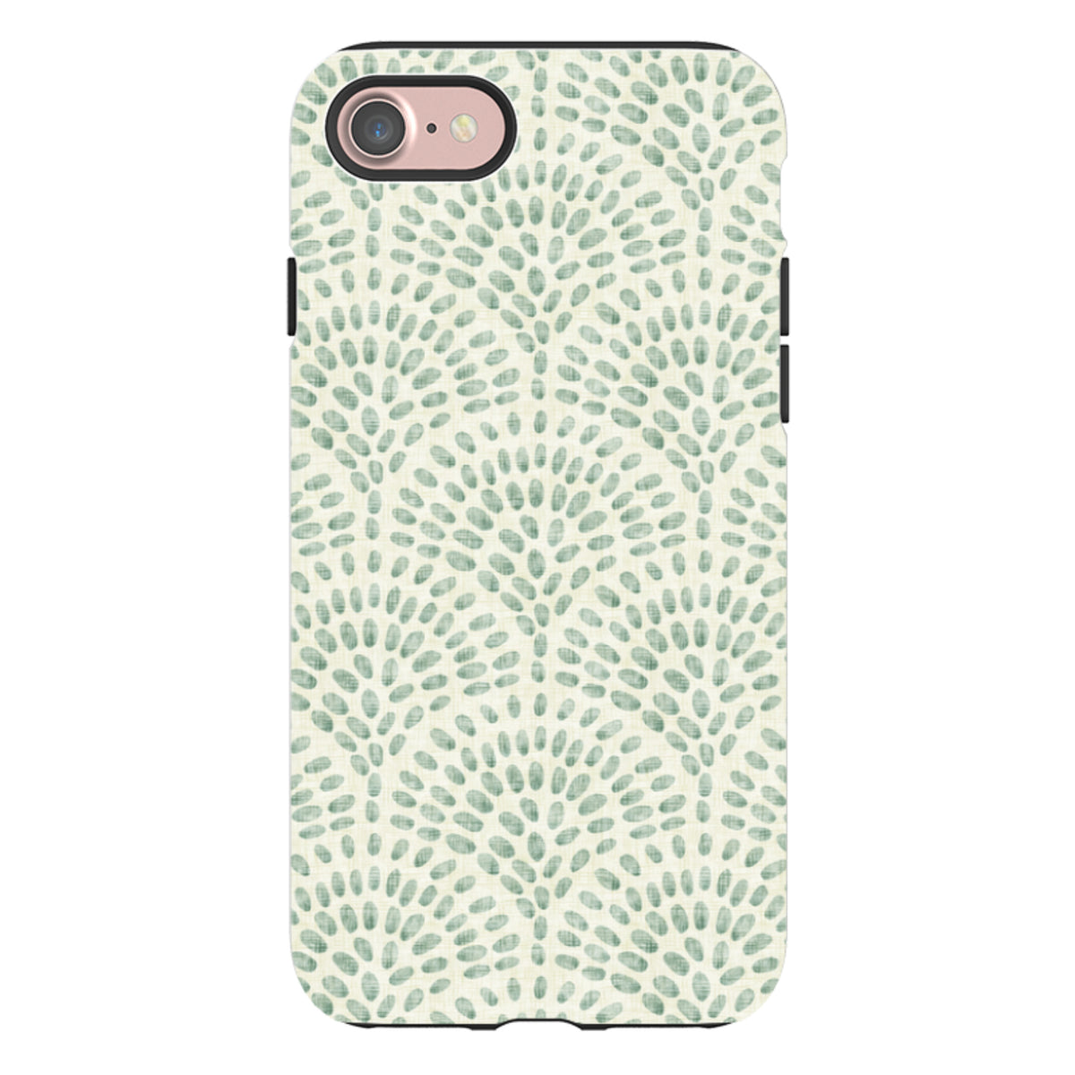 iPhone Tough Case - Scallop - Salbeigrün von Katherine Quinn