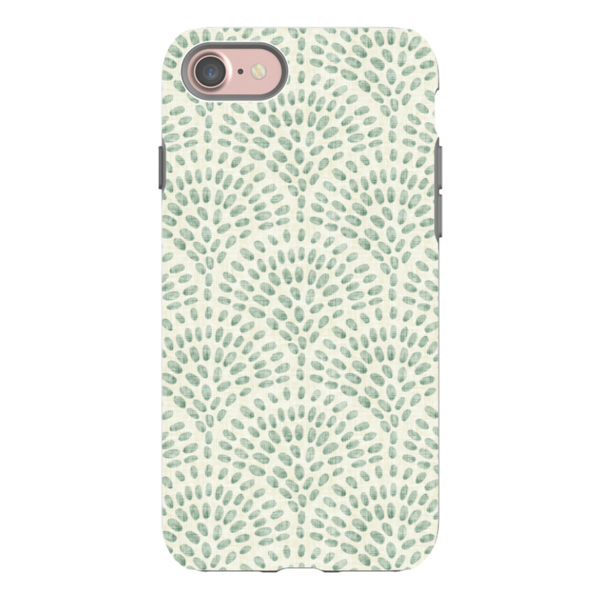 iPhone Tough Case - Scallop - Salbeigrün von Katherine Quinn