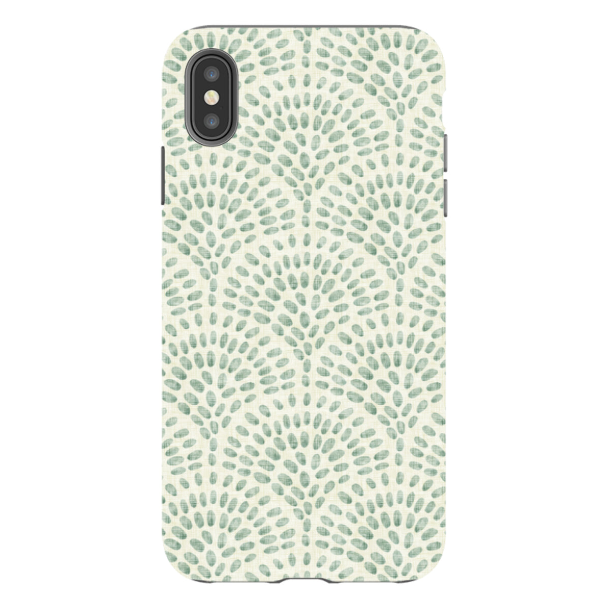 iPhone Tough Case - Scallop - Salbeigrün von Katherine Quinn