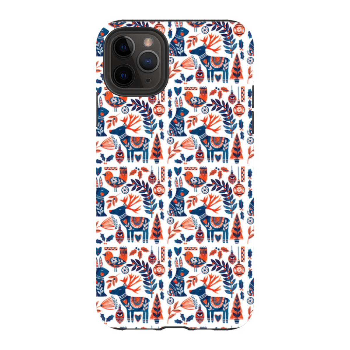 iPhone Tough Case - Scandi Animals By Tracey English