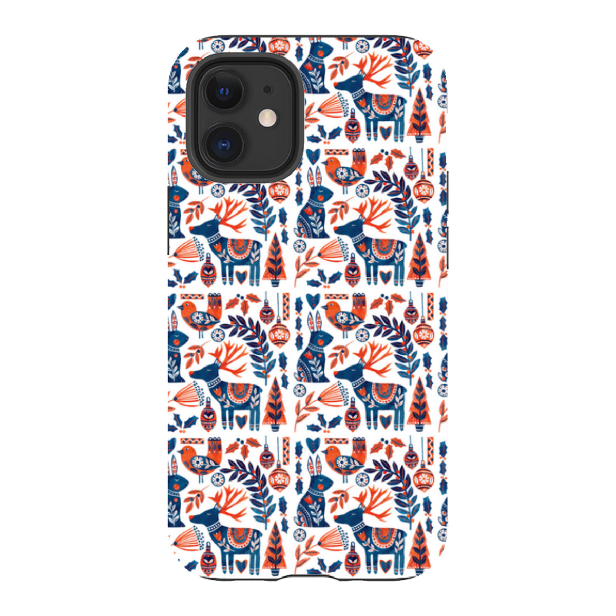 iPhone Tough Case - Scandi Animals By Tracey English
