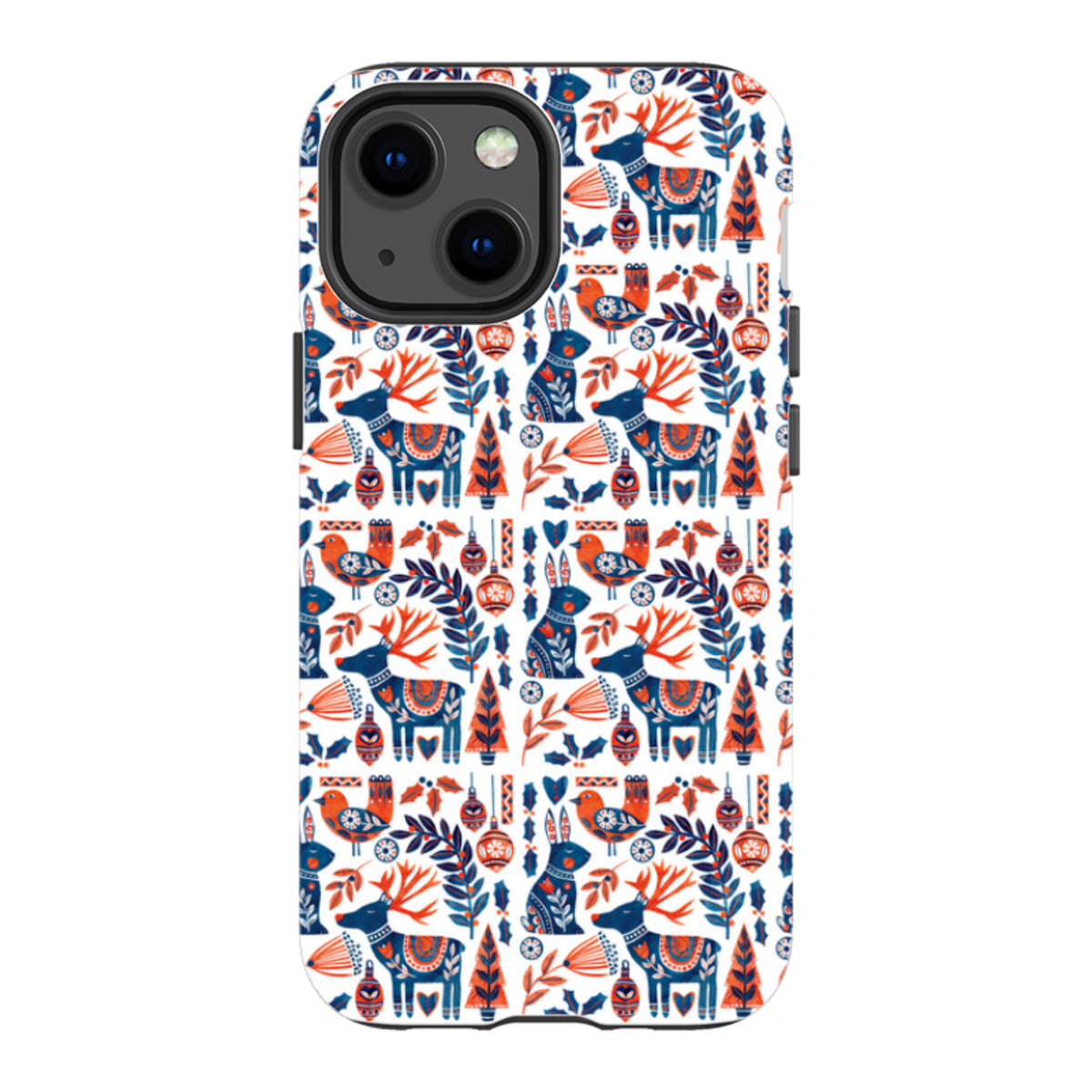 iPhone Tough Case - Scandi Animals By Tracey English