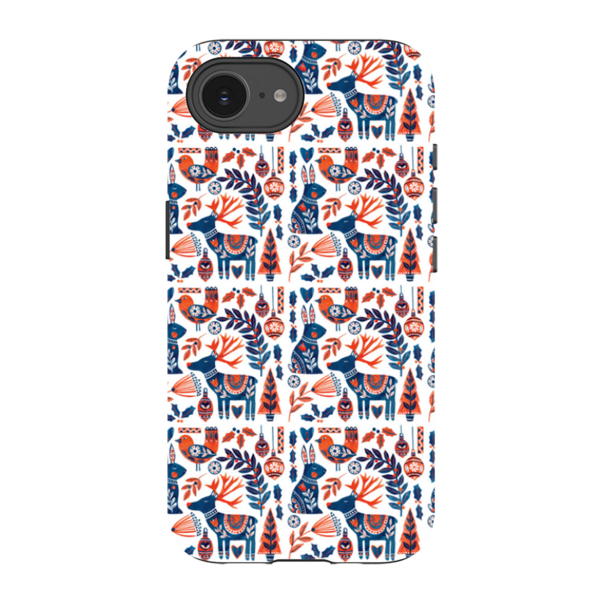 iPhone Tough Case - Scandi Animals By Tracey English