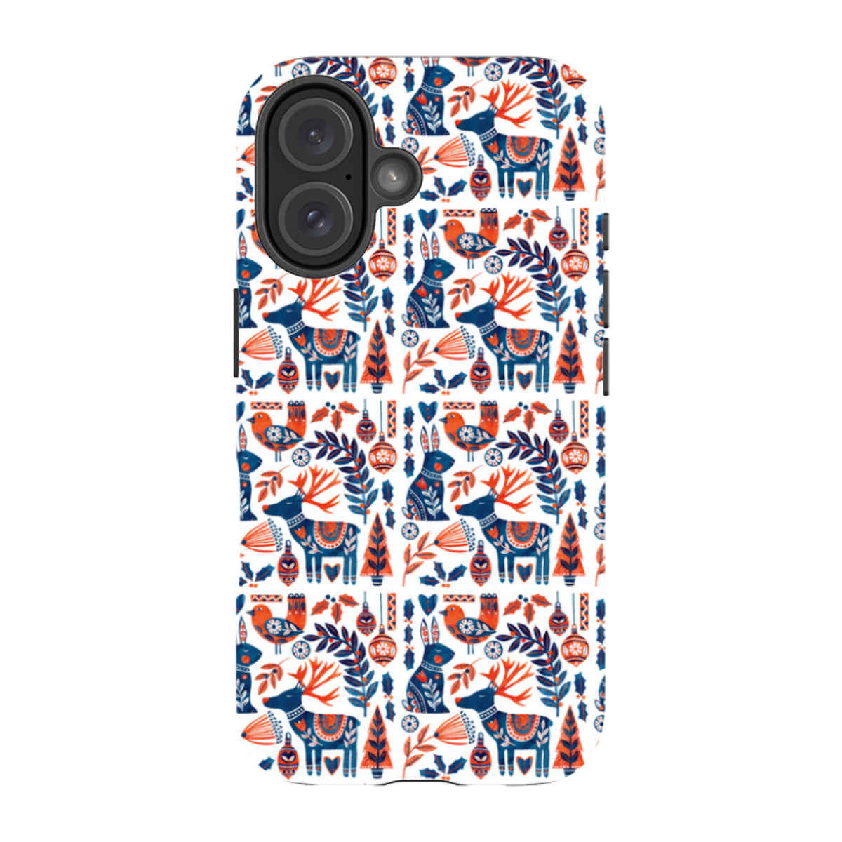 iPhone Tough Case - Scandi Animals By Tracey English