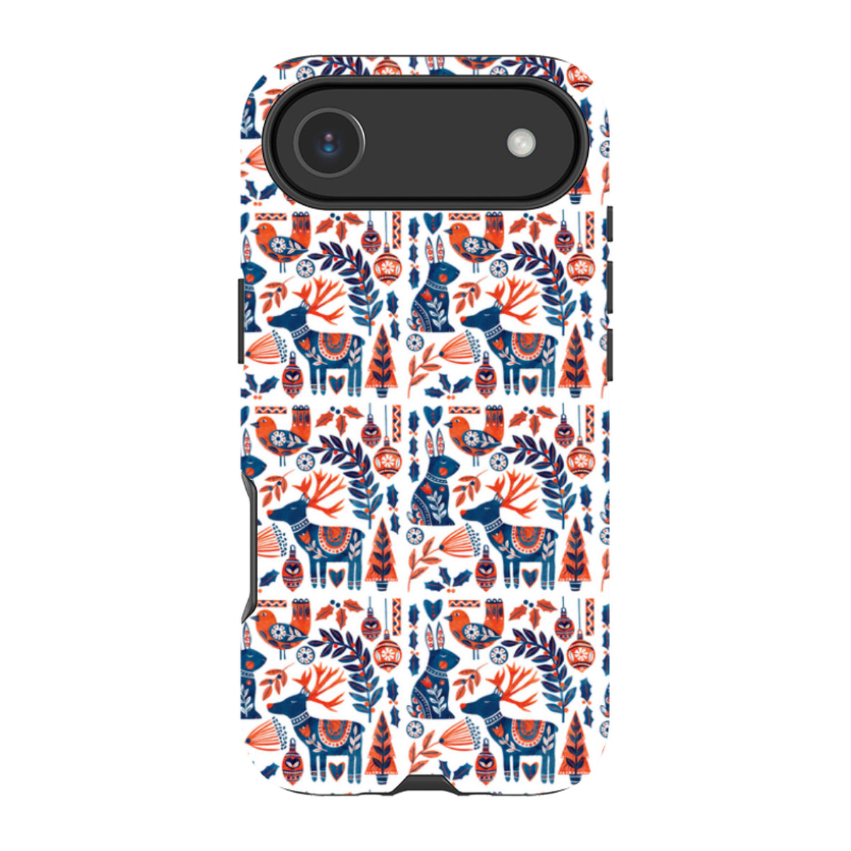 iPhone Tough Case - Scandi Animals By Tracey English